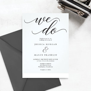 Invitaciones Tri-Fold Bodas clásicas