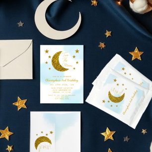 Invitación Dos El Segundo Cumpleaños De La Luna