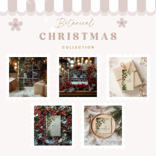 Servilleta De Papel Fiesta de Navidades Rustic Holly Berry