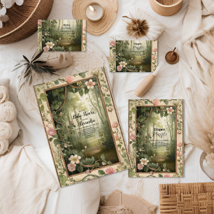 Invitación Baby Shower de Magic Floral Forest