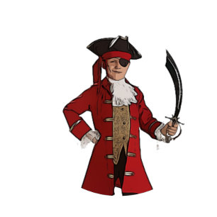 Papel De Regalo Pirata Nautical Blue Boy