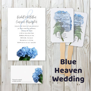 Flyer Invitación a la boda presupuestaria Flores de hidr