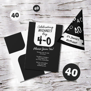 Celebración de la 40 Invitación de Cumpleaños