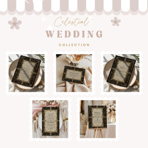 Invitación Boda Barroca Celestial Regia