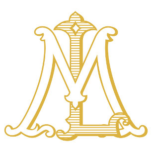 Invitaciones a bodas con vinagre de monograma LM o