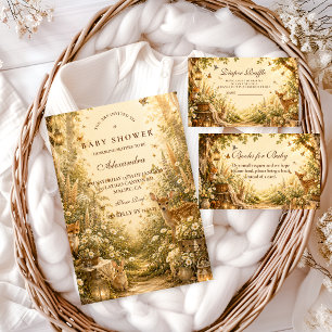 Servilleta De Papel Bosque Encantado Baby Shower Boho
