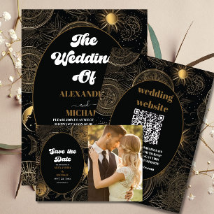 Menú Boda de oro negro celestial