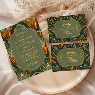 Servilleta De Papel Noche de Olive Green Elegant Ornate Vintage