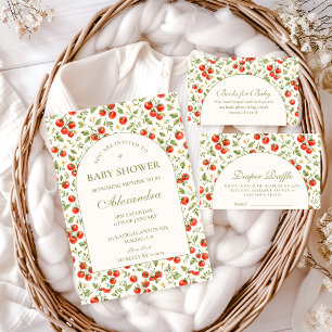 Tarjeta De Recepción Sorteo de pañales botánicos Little Sprout