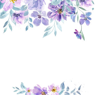 Invitación Periwinkle Lilac Peony Wreath Wedding Shower