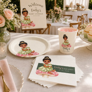 Invitación para Baby Shower de Princesita Rana