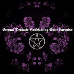 Invitación Eterno Ayuno/Boda Pentáculo Lavender Ste