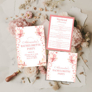 Pegatina Redonda Fiesta de Despedida de Soltera Clásica de Pickleba