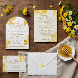 Servilleta De Papel Dulce Miel Pequeña En El Camino De La Abeja Baby S