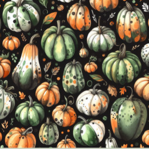 Cojín Decorativo Hojas de papel de relleno de calabaza