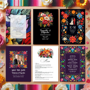 Invitación Colorido ensayo mexicano de Fiesta