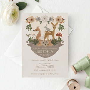 Moderna tarjeta Baby Shower de la ducha de la pant