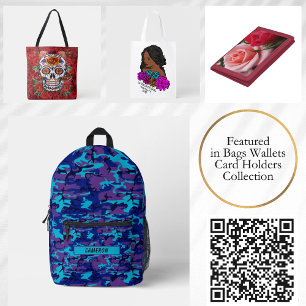 Bolso De Tela Vacaciones de rosas rojas rosadas de cráneo azucar