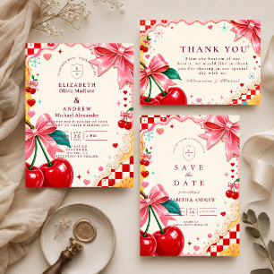 Tarjeta De Agradecimiento Boda Caprichosa y Kitsch