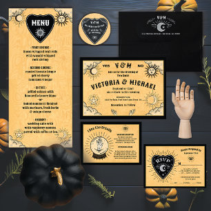 Invitación Fiesta de Halloween de la Junta de Espíritu Gótico