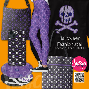 Plato De Papel Diseñador de Halloween, Patrón de Cráneo de Moda L
