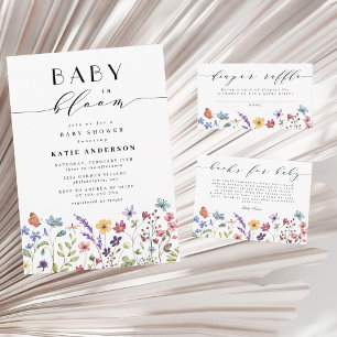 Servilleta De Papel Bebé en el Baby Shower floral de primavera floreci