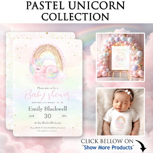 Tarjeta de agradecimiento de Baby Shower de Unicor