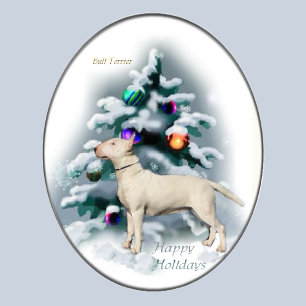 Regalos del navidad de bull terrier