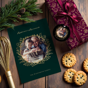 Lazo De Raso Navidades de Borgoña de oro deslumbrantes