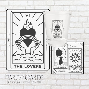 Tarjeta De Agradecimiento Tarot Cards   Ducha de novia   BODA   Neutros