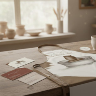 Tarjeta De Visita Herramientas de artesanía cerámica de cerámica