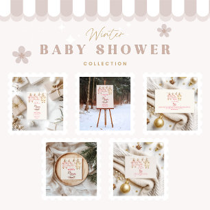 Servilleta De Papel Navidades rosados rodando en Baby Shower