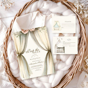 Invitación Preparar el Baby Shower Nest