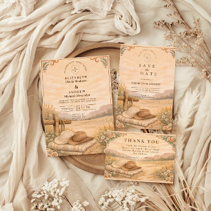 Invitación Boda en Western Desert Ranch