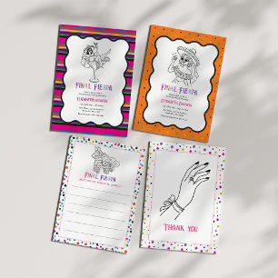Colorida Tarjeta de Consejos para la Despedida de 
