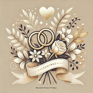 Encantadora Invitación a la Boda Noche Starry