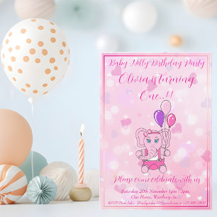 Póster Baby Nelly Birthday Party