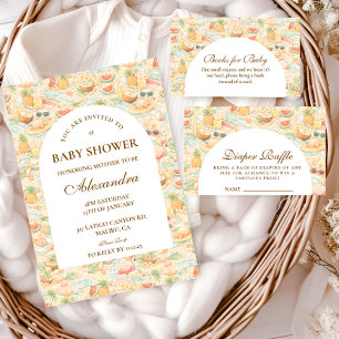 Servilleta De Papel Animales Tropicales de Pastel