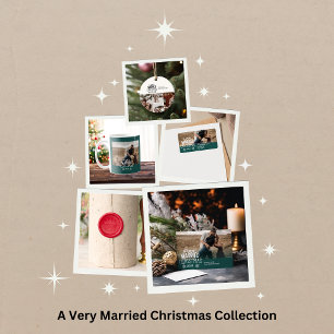 Pegatina Redonda Audaz Foto A Navidades Muy Casados