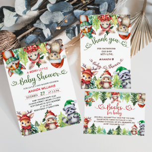Servilleta De Papel Navidades Animales Winter Baby Shower