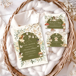Tarjeta De Recepción Flores silvestres flores praderas libros para bebé
