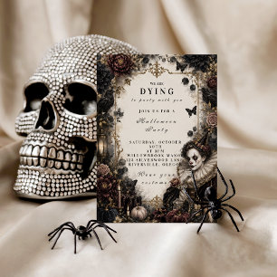 Invitación Payaso Encantado Disfraz de Halloween