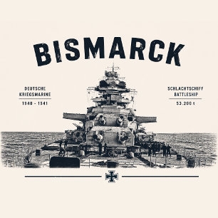 Camiseta Battleship Bismarck T-shirt