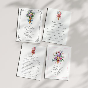 Tarjeta De Agradecimiento Torta de Cumpleaños de Cumpleaños de Boda con Hela