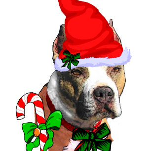 Tarjeta Festiva Navidades de Toros de Cute Pit