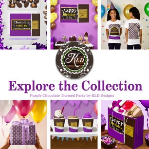 Invitación Fiesta personalizado de bar con velas de chocolate
