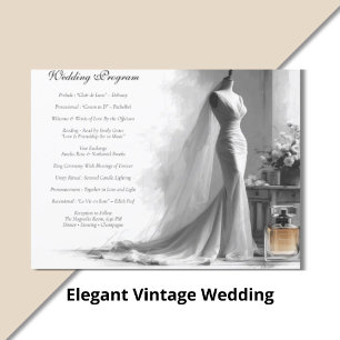 Redonda Pegatina de Boda Romantic Bridal Sketch - Perfume