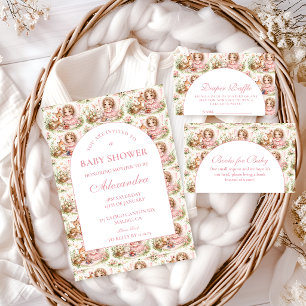 Servilleta De Papel Ducha de Bebé de Hada Elegante