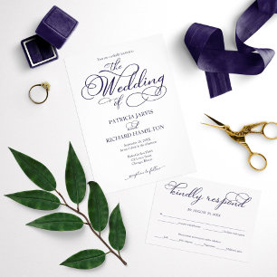 Invitación Nada Fancy Ama Solamente A La Marina Boda Casual A