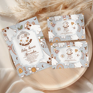 Servilleta De Papel Retro Halloween Little Boo Baby Shower